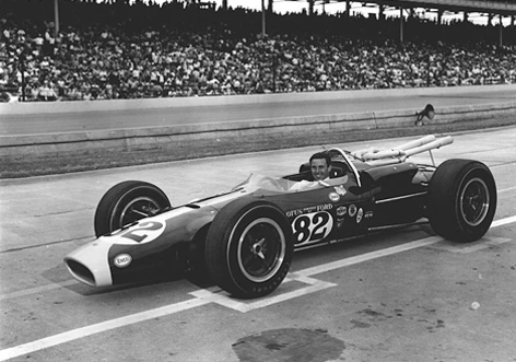 Lotus Type 38 at the Indianapolis Motor Speedway
